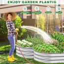 2 Pcs 7 x 3 x 1 FT Galvanized Steel Raised Garden Bed, Large Galvanized Steel Outdoor planter box for for Easy to DIY and clean - Raised Garden Beds outdoor for backyards, terraces and balconies by GreenHaven Gardens