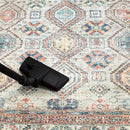 Keen Home Design 9x12 Rug - Machine Washable Area Rug with Non-Slip Backing, Ideal for Living Room, Dining Room, Bedroom - Vintage, Easy Clean, Durable, Low Pile Rug - (9' x 12') by CozyNest Decor