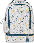 Bentgo Kids 2-in-1 Backpack & Insulated Lunch Bag - Durable 16” Backpack & Lunch Container in Unique Prints for School & Travel - Water Resistant, Padded & Large Compartments (Friendly Skies) by TinyTreasures Baby Boutique
