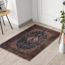 Keen Home Design 2x3 Rug - Machine Washable Entry Rug with Non-Slip Backing, Ideal for Enteryway, Kitchen, Bathroom, Laundry Room - Vintage, Easy Clean, Durable, Low Pile Rug - (2' x 3') by CozyNest Decor