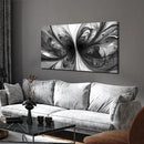 Abstract Wall Art for Living Room Black and White Pictures Wall Art Bedroom,Home Office Wall Decor 20 x 40 Inch by CozyNest Decor