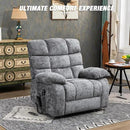 Lazy Boy Recliner Chair with Lumbar Heating ， Adjustment Power Lift Recliner Chair for Elderly/Big and Tall Recliners for People Up to 6'2"/350lb Range by CozyNest Decor