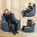 Bean Bag Chair with Filler, Bean Bag Sofa Chair with Tufted Soft Armrests Plush Lazy Sofa Comfy Chair,Large BeanBag Chair for Adults in Livingroom, Bedroom by CozyNest Decor