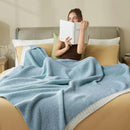 Joiedomi Twin Blanket for Couch Bed Sofa, Blue Knitted Blankets Gifts for Women Mom Girls, Cozy Cute Soft Throw Home Room Decor Aesthetic for Women Mothers Birthday Gifts 60x80 Inches by CozyNest Decor