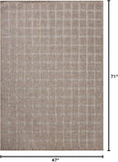 Loloi Amber Lewis Topanga Collection TOP-01 Natural/Bone 3'-11" x 5'-11" Indoor/Outdoor Accent Rug by CozyNest Decor
