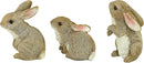 Design Toscano QM92008 The Bunny Den Rabbits Indoor/Outdoor Garden Animal Statues, 3 Inches Wide, 4 Inches Deep, 5 Inches High, Full Color Finish by GreenHaven Gardens