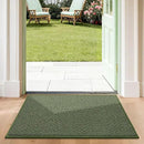 COSY HOMEER-Door-Mat 24"x36" Non Slip Absorbent Entryway Rugs Dirt Trapper Doormats Washable Entrance Mats Low Pile Welcome Floor Mat for Front Back Door and Entry Mats,Green by CozyNest Decor