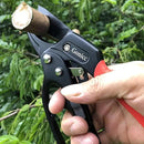 gonicc 8" Professional Ratchet Anvil Pruning Shears (GPPS-1011), Ratcheting Mechanism, Anvil groove design, Reinforced Design Handle, Garden Shears Clippers, Anvil Pruner, Hand Tools Scissors Loppers by GreenHaven Gardens