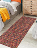Keen Home Design 2x12 Rug - Machine Washable Runner Rug with Non-Slip Backing, Ideal for Hallway, Entryway, Kitchen, Laundry Room - Vintage, Easy Clean, Durable, Low Pile - (2'6" x 12') by CozyNest Decor