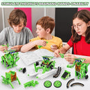 Bottleboom STEM 13-in-1 Education Solar Power Robots Toys for Boys Age 8-12, Educational Toy Science Kits for Kids Experiment Robotics Set Birthday Gifts for 8 9 10 11 12 Years Old-Green by TinyTreasures Baby Boutique