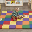 ECR4Kids SoftZone Patchwork Activity Mat, Folding Playmat, Assorted by TinyTreasures Baby Boutique