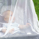 Enovoe Mosquito Net for Stroller and Baby Crib - Durable Mesh Bug Net Cover with Elastic Edge - Fits Strollers, Bassinets, Playards, and Mini Cribs - Travel Essential for Newborns - 63x64-Inch (White) by TinyTreasures Baby Boutique