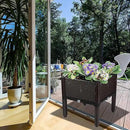 Planter for Outdoor Plants with Legs Raised Garden Bed Planter Box Elevated Garden Boxes Plant pots Perfect for Garden Patio Balcony Deck to Planting Flowers Vegetables Tomato and Herbs by GreenHaven Gardens
