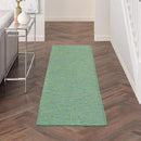 Nourison Home Positano Blue Green 2' x 6' Area Rug Easy Clean, Non Shedding, Bed Room, Living Room, Dining Room, Kitchen (6' Runner) by CozyNest Decor