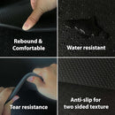 Extra Thick Exercise Yoga Mat with Strap - 2/5 Inch (10MM), Non-Slip Workout Mat for Yoga, Pilates, and Floor Exercises by TinyTreasures Baby Boutique