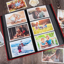 RECUTMS Photo Album 4x6 300 Photos Black Black Page PU Leather Pockets Pictures Albums Birthday Wedding (Red) by TinyTreasures Baby Boutique