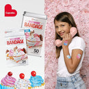 BioSwiss Bandages, Cupcake Shaped Self Adhesive Bandage, Latex Free Sterile Wound Care, Fun First Aid Kit Supplies for Kids, 50 Count by TinyTreasures Baby Boutique