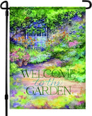 Spring Garden Flags 12.x18 Double Sided - Floral Garden Flag Printed in Premium Polyester - Seasonal House Welcome Banner for Outdoor, Yard, Lawn, Deck, and Patio - Suits Standard Flag Poles by GreenHaven Gardens