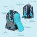 Bentgo Kids 2-in-1 Backpack & Insulated Lunch Bag - Durable 16” Backpack & Lunch Container in Unique Prints for School & Travel - Water Resistant, Padded & Large Compartments (Dinosaur) by TinyTreasures Baby Boutique
