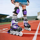 Adjustable Inline Skates for Kids, Teens, and Adults – ABEC-7 Bearings, PU Wheels, Comfortable Fit, for Indoor and Outdoor Skating by TinyTreasures Baby Boutique