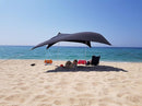 Neso Tents Beach Tent with Sand Anchor, Portable Canopy Sunshade - 7' x 7' - Patented Reinforced Corners(Black) by TinyTreasures Baby Boutique