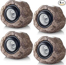 Solar Rock Lights, 4 Pack Solar Powered Waterproof LED Spotlights Decorative for Outdoor Garden, Pathway, Walkway, Yard, Landscape, Patio (Cool White) by GreenHaven Gardens