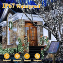 Ollny Solar Outdoor Lights, 2 Pack Total 132FT 400LED Solar Fairy Lights, IP67 Waterproof 8 Modes String Lights for Tree Yard Garden Patio Party, Cool White by GreenHaven Gardens