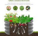 2-Pack 2x1ft Galvanized Raised Garden Bed, Outdoor Planter Bed, Metal Planter Box for Gardening and Planting by GreenHaven Gardens