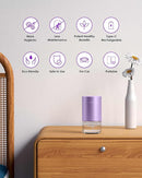 Essential Oil Diffuser Waterless Aromatherapy Diffusers for Home Large Room, Bedroom, Car, Office, Desk, Battery Operated, Small Diffuser for Pure Scent, 100mL Capacity, AN9 (Lavender) by TinyTreasures Baby Boutique