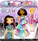 Fashion Angels Glam Fashion Sketch Set, Includes Sketch Pad with Stencils & Stickers, Fashion Design Sketch Book for Girls, Ideal Drawing Kit for Kids by TinyTreasures Baby Boutique