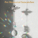 Loss of Dog Sympathy Gift - Dog Memorial Suncatcher, Pet Loss Crystals Prisms Rainbow Maker, Rainbow Bridge Dog Memorial Gifts, Passing Away Remembrance Sun Catcher, Pet Loss Bereavement Gift Idea by GreenHaven Gardens