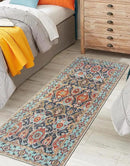 Keen Home Design 2x12 Rug - Machine Washable Runner Rug with Non-Slip Backing, Ideal for Hallway, Entryway, Kitchen, Laundry Room - Vintage, Easy Clean, Durable, Low Pile - (2'6" x 12') by CozyNest Decor