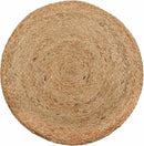 REDEARTH · Cylindrical Pouf Foot Stool Ottoman - Jute Braided Pouffe Poof Accent Sitting Footrest for The Living Room, Bedroom, Nursery, Patio, Lounge - Set of 2 (14.5”x14.5”x16”; Natural Acorn) by CozyNest Decor