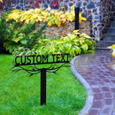 Personalized Metal Text Garden Sign with Stake, Custom Garden Decor for Outdoor, Custom Family Name Sign, Large Patio Decorations, Lawn Art, Farmhouse Decorative, Housewarming Gift by CozyNest Decor