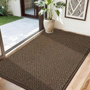COSY HOMEER-Door-Mat 32"x48" Non Slip Absorbent Entryway Rugs Dirt Trapper Doormats Washable Entrance Mats Low Pile Welcome Floor Mat for Front Back Door and Entry Mats,Brown by CozyNest Decor