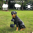 Garden Statues Dog Solar Hanging Light, Courtyard Resin Simulated Handicraft Dog Statue Ornament, Garden Yard Entrance Decoration. by GreenHaven Gardens