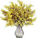 Sggvecsy 6 Pcs Babys Breath Artificial Flowers Gypsophila Bouquets Bulk Real Touch Fake Silk Flowers for Home Wedding DIY Floral Arrangement Kitchen Table Centerpiece Festival Decoration (Yellow) by CozyNest Decor