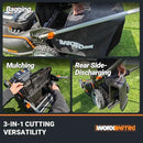 WORX Nitro 40V 21" Cordless Lawn Mower w/Aerodeck & Intellicut, Brushless Electric Mower Up to 1/2 Acre, Push Lawn Mower w/ 7-Position Height Adjustment WG752 – Batteries & Charger Included by GreenHaven Gardens