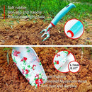 Gifts for Mom, JUMPHIGH Womens Gardening Gifts Set, Floral Gardening Tools with Tote Bag, Gifts for Her for Girlfriend, Birthday Gifts for Women, Gardening Kit Womens Gifts for Christmas (Blue) by GreenHaven Gardens