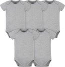Gerber baby-boys 5 Pack Onesies Multi-packs Bundle Interlock 180 Gsm by TinyTreasures Baby Boutique