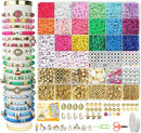 iumulinrui Friendship Bracelet Kit Concert Bracelets Merch, 5200 Pcs Clay Beads Bracelet Making Kit Tricolor Letter Bead, Jewelry Set with Pendant, DIY Craft Gifts Suitable for Beginners by TinyTreasures Baby Boutique