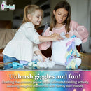 Pinwheel Crafts Unicorn Pillow Kit - DIY Arts and Crafts for Kids Ages 6 7 8-12+ Years, No Sewing Kit for Kids, Unicorn Pink Pillow Craft Kits for Birthday, Christmas Gifts for Girls by TinyTreasures Baby Boutique