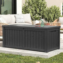 Deck Box, 120 Gallon Outdoor Storage Box Lockable Patio Waterproof for Furniture, Garden Tools, Sports Equipment and Pool Supplies, Waterproof, Resin, Lockable by CozyNest Decor