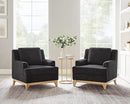 Oversized Accent Chair, Modern Boucle Armchair with Wood Legs, Modern Reading Chair with Thick Cushion, Comfy Chairs for Living Rooms, Bedrooms, Reading nooks and Apartments by CozyNest Decor