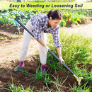 Garden Hoe - Adjustable Scuffle Hoe for Weeding Gardening Loosening Soil- Heavy Duty Hula Hoes with Long Handle - Stirrup Hoes, Garden Tools for Women Men (30-61in) by GreenHaven Gardens