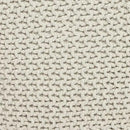 REDEARTH Square Pouf Ottoman Foot Stool - Hand Knitted Bean Bag - Cord Boho Pouffe - Accent Poof for Living Room - Nursery - Bedroom - Kids Bedroom - Patio - 100% Cotton (16" x 16" x 16") - Ivory by CozyNest Decor