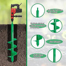 Auger Drill Bit for Planting, 4x25Inch Garden Earth Auger, Spiral Drill Hole Rapid Planter Seedling & Bedding Plant,Ground Planting Drill Bit Auger Post Hole Digger for 3/8''Hex Drive Drill by GreenHaven Gardens