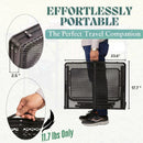 Folding Table w/ Carry Bag, Paper Towel Holder, Garbage Holder, Wing Panels, 3x2 FT Foldable Table for Portable Grill, Picnic, Outdoor, Beach, Small Folding Table Adjustable Height,Camping Table, BBQ by GreenHaven Gardens
