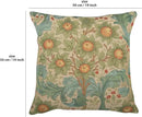 Charlotte Home Furnishings Decorative Tapestry Pillow Cover 19x19 in, Orange Tree Couch Throw Pillow Cover, French Country Square Cushion Cases for Living Room Home Decor, Soft Cotton Jacquard Woven by CozyNest Decor