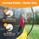 JUMPZYLLA Trampoline Outdoor 8FT 10FT 12FT 14FT 15FT 16FT with Enclosure and Ladder, ASTM Approved Recreational Trampoline for Kids and Adults, Anti-Rust Coated Frame by TinyTreasures Baby Boutique